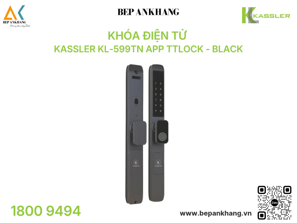 Khóa điện tử  Kassler KL-599TN App TTlock - Black